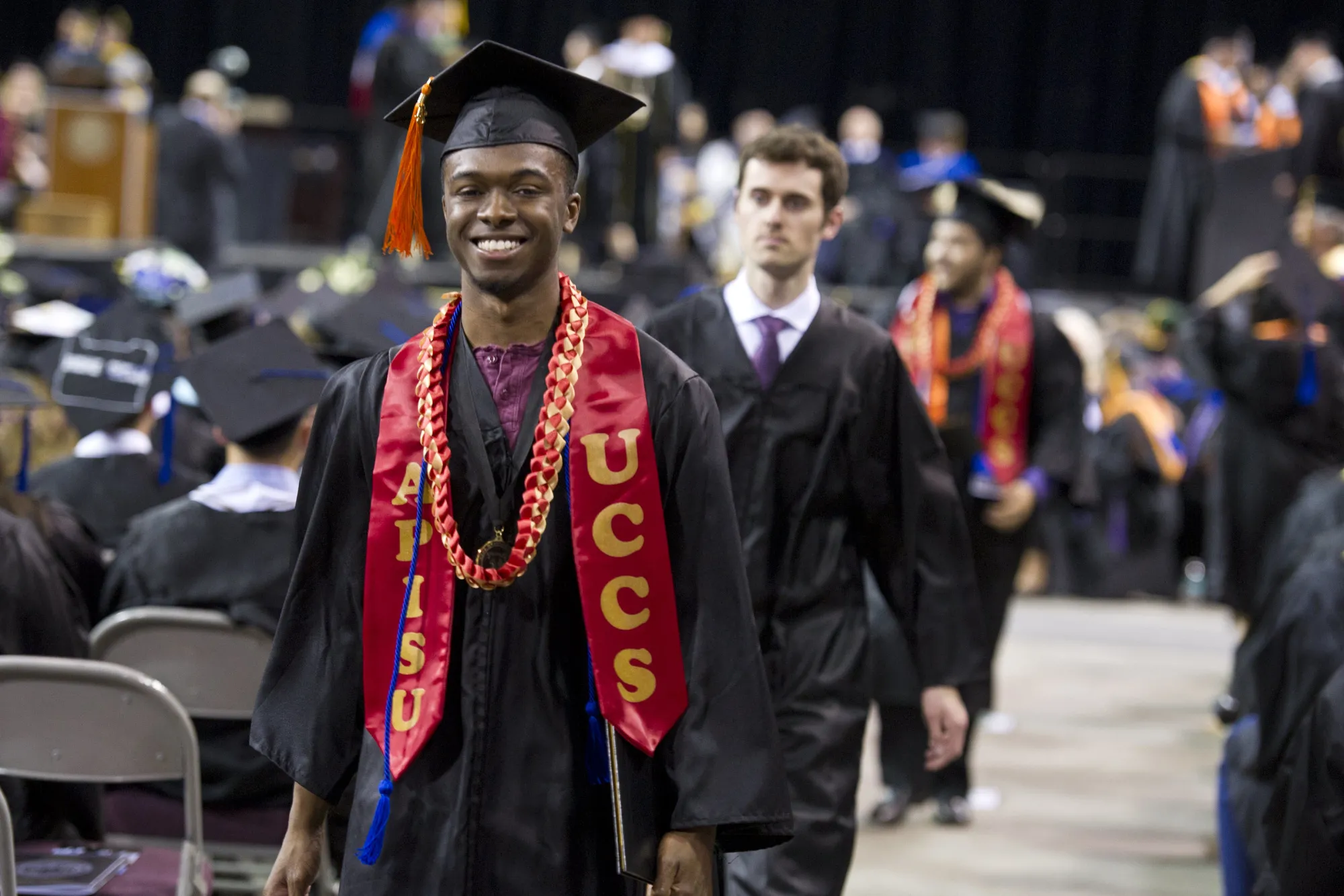 UCCS Graduate at Commencement Ceremony