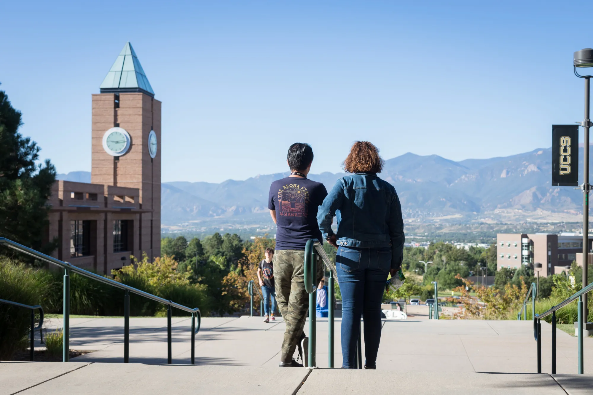 Students on UCCS Campus