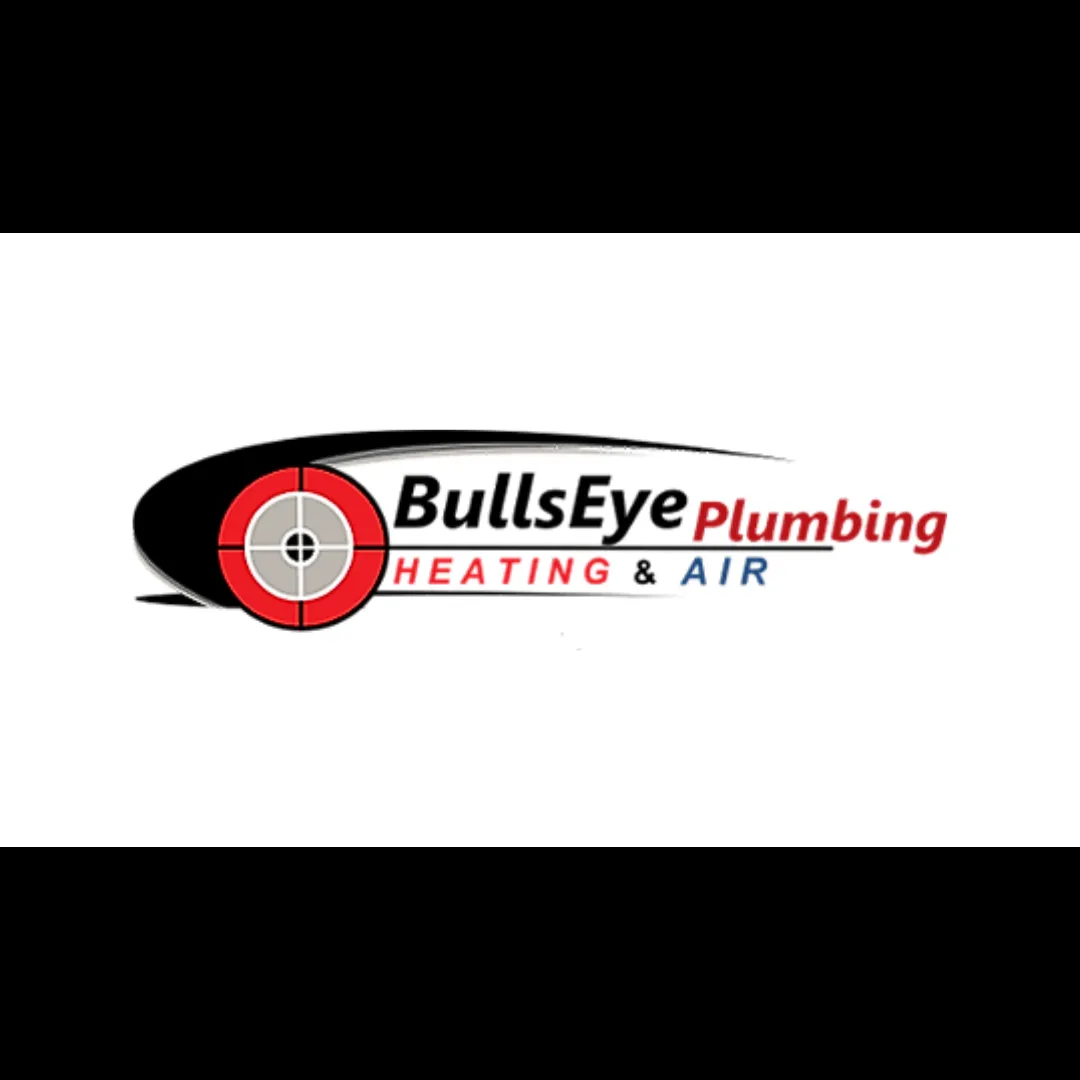 Bullseye Plumbing Image with the text: "Bullseye Plumbing Heating & Air"