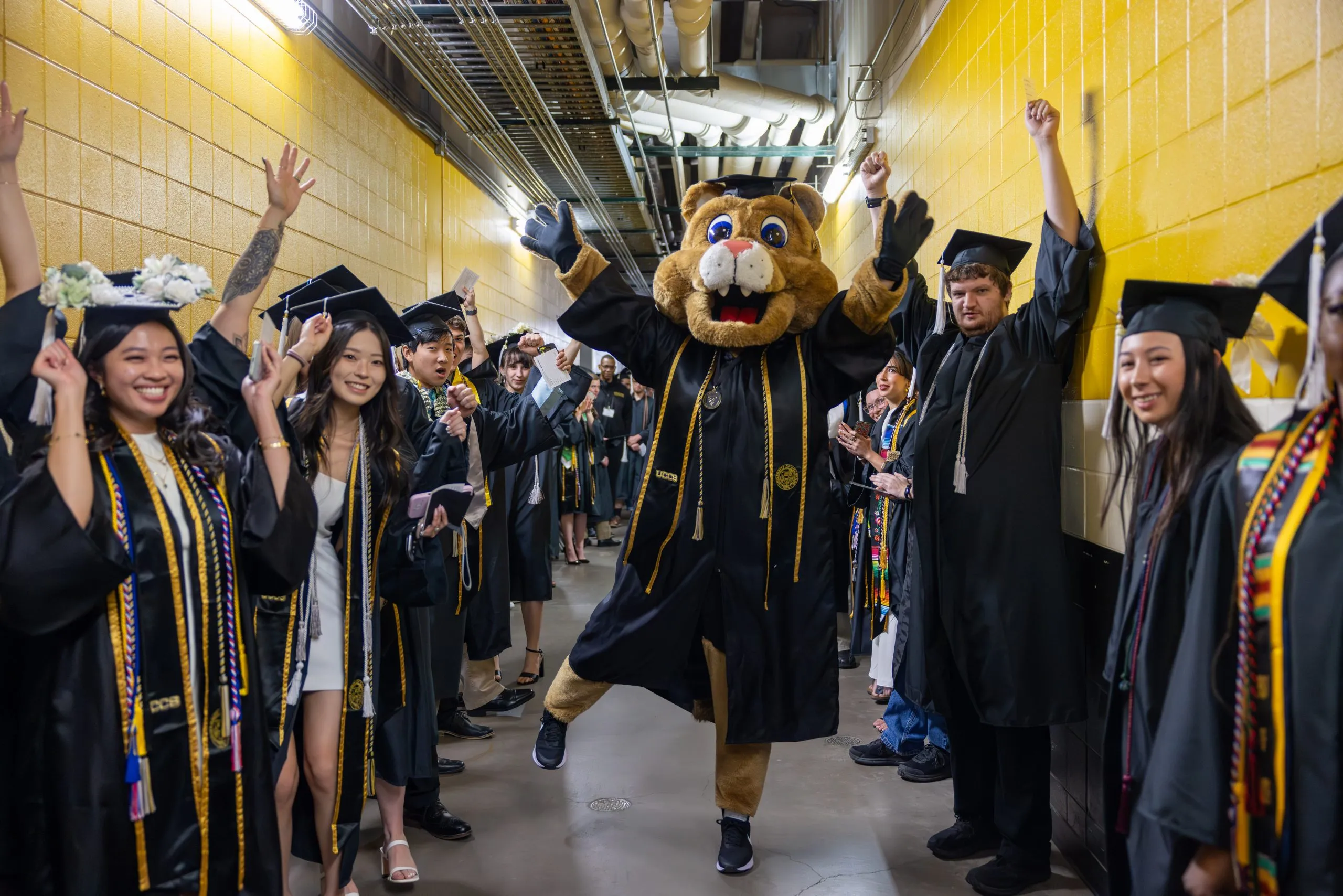 Clyde Celebrates with recent graduates 