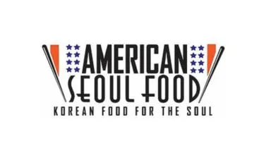 Logo that says "American Seoul Food, Korean Food for the Soul"