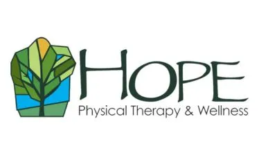Logo that says "HOPE Physical Therapy & Wellness"